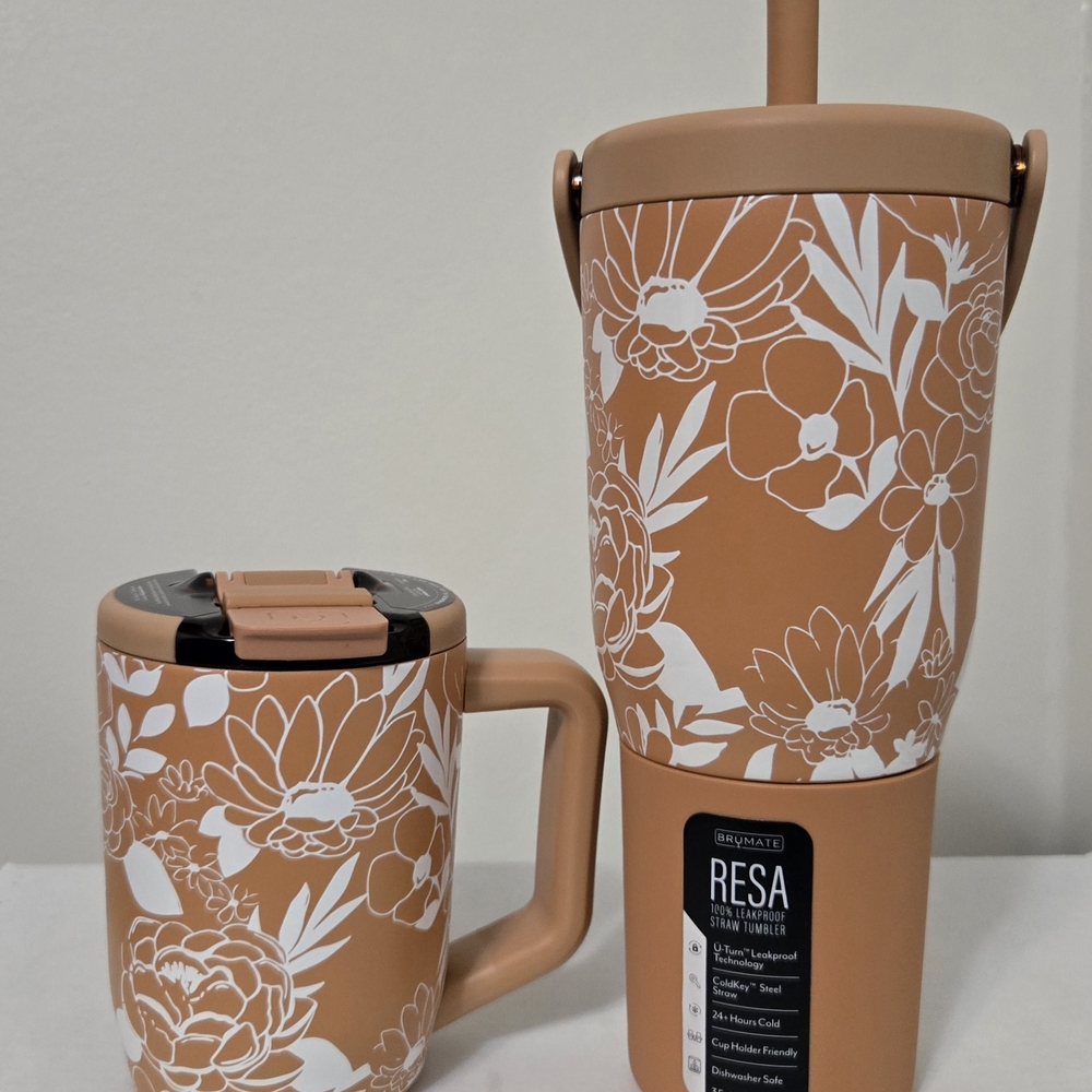 Brumate Sandstone Bloom 35oz Resa & 15oz MUV set